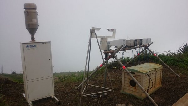 MarParCloud: Messgeräte auf dem Monte Verde. Foto: TROPOS